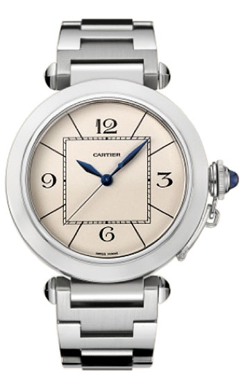 Cartier Pasha Wonderful Stainless Steel Mens Automatic Wristwatch-W31072M7 Cartier Pasha Wonderful Stainless Steel Mens Automatic Wristwatch-W31072M7
