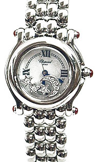 Chopard Happy Sport Series Diamond MoonStars Steel Style Ladies Quartz Watch 278250-21 Chopard Happy Sport Series Diamond MoonStars Steel Style Ladies Quartz Watch 278250-21