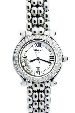 Chopard Happy Sport Series Diamond Steel Ladies Swiss Quartz Wristwatch 278280-2311 Chopard Happy Sport Series Diamond Steel Ladies Swiss Quartz Wristwatch 278280-2311