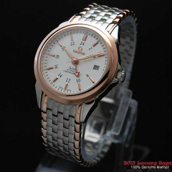 OMEGA DE VILLE Automatic Chronometer Red Gold on Steel Strap OM77214 OMEGA DE VILLE Automatic Chronometer Red Gold on Steel Strap OM77214