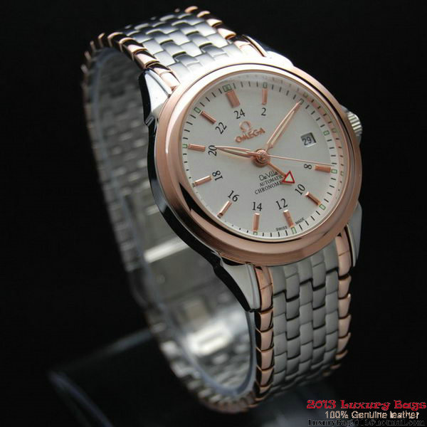 OMEGA DE VILLE Automatic Chronometer Red Gold on Steel Strap OM77214 OMEGA DE VILLE Automatic Chronometer Red Gold on Steel Strap OM77214