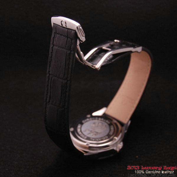 OMEGA DE VILLE Automatic Chronometer Steel on Black Leather Strap OM77217 OMEGA DE VILLE Automatic Chronometer Steel on Black Leather Strap OM77217
