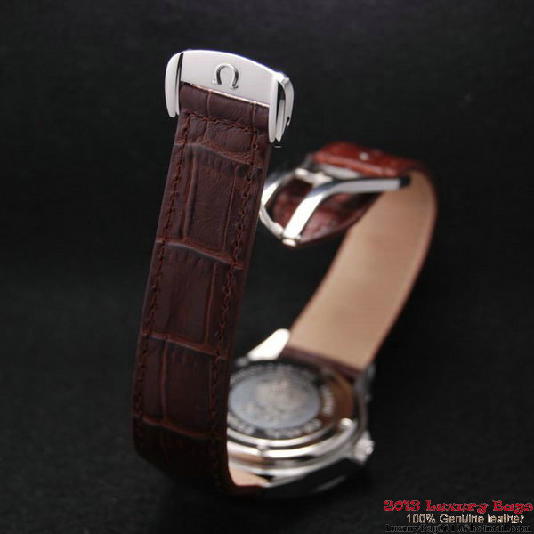 OMEGA DE VILLE Automatic Chronometer Steel on Brown Leather Strap OM77201 OMEGA DE VILLE Automatic Chronometer Steel on Brown Leather Strap OM77201