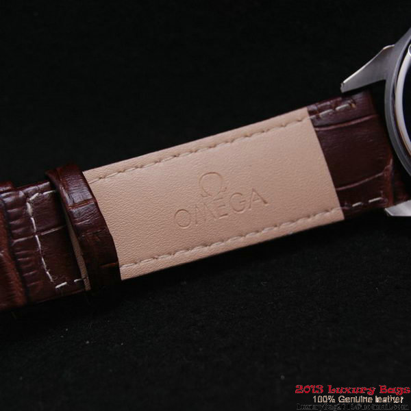 OMEGA DE VILLE Automatic Chronometer Steel on Brown Leather Strap OM77201 OMEGA DE VILLE Automatic Chronometer Steel on Brown Leather Strap OM77201