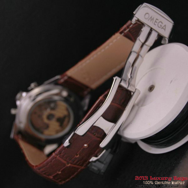 OMEGA DE VILLE CO-AXIAL CHRONOSCOPE Red Gold on Brown Leather Strap OM77422 OMEGA DE VILLE CO-AXIAL CHRONOSCOPE Red Gold on Brown Leather Strap OM77422
