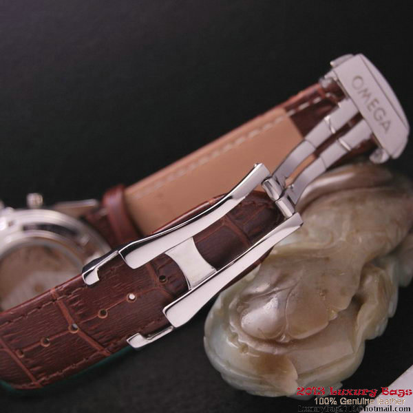 OMEGA DE VILLE CO-AXIAL Chronometer Red Gold on Brown Leather Strap OM77501 OMEGA DE VILLE CO-AXIAL Chronometer Red Gold on Brown Leather Strap OM77501