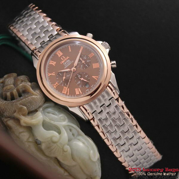 OMEGA DE VILLE CO-AXIAL Chronometer Red Gold on Steel Strap OM77518 OMEGA DE VILLE CO-AXIAL Chronometer Red Gold on Steel Strap OM77518