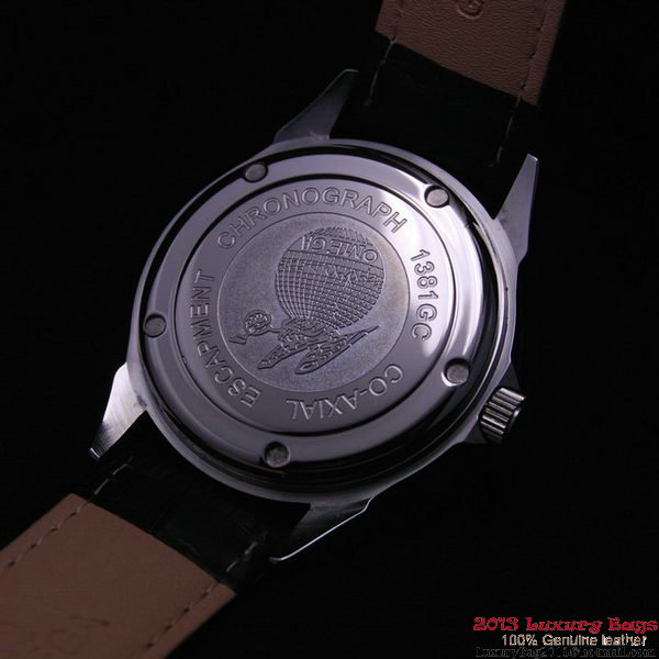 OMEGA DE VILLE Chronometer Steel on Black Strap OM77304 OMEGA DE VILLE Chronometer Steel on Black Strap OM77304