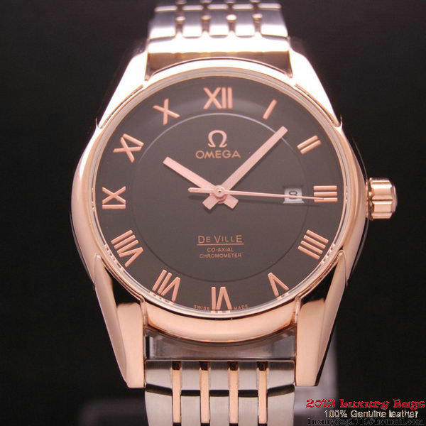 OMEGA DE VILLE Co-AXIAL CHRONOMETER Red Gold on Steel Strap OM77019 OMEGA DE VILLE Co-AXIAL CHRONOMETER Red Gold on Steel Strap OM77019