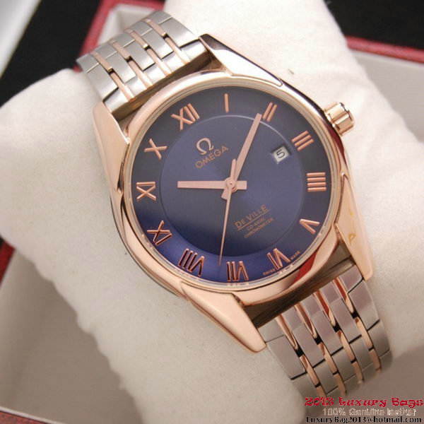 OMEGA DE VILLE Co-AXIAL CHRONOMETER Red Gold on Steel Strap OM77020 OMEGA DE VILLE Co-AXIAL CHRONOMETER Red Gold on Steel Strap OM77020
