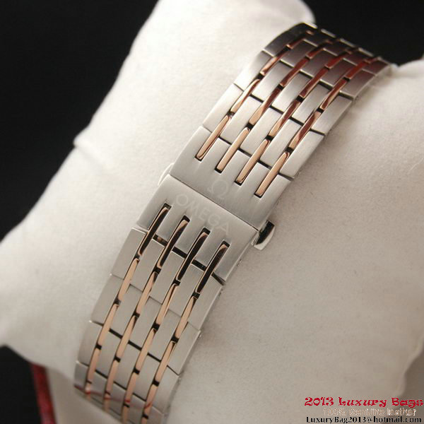 OMEGA DE VILLE Co-AXIAL CHRONOMETER Red Gold on Steel Strap OM77020 OMEGA DE VILLE Co-AXIAL CHRONOMETER Red Gold on Steel Strap OM77020