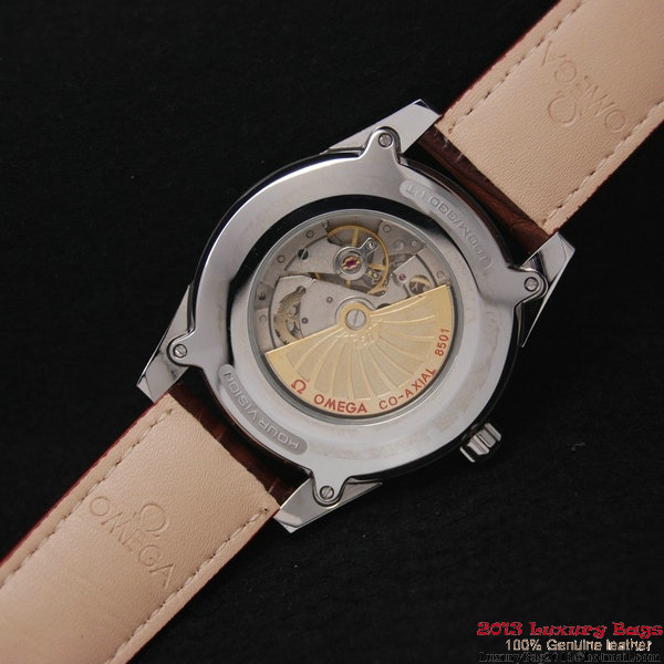OMEGA DE VILLE Co-AXIAL CHRONOMETER Steel on Brown Leather Strap OM77003 OMEGA DE VILLE Co-AXIAL CHRONOMETER Steel on Brown Leather Strap OM77003