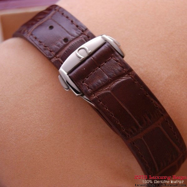 OMEGA DE VILLE Co-AXIAL CHRONOMETER Steel on Brown Leather Strap OM77003 OMEGA DE VILLE Co-AXIAL CHRONOMETER Steel on Brown Leather Strap OM77003