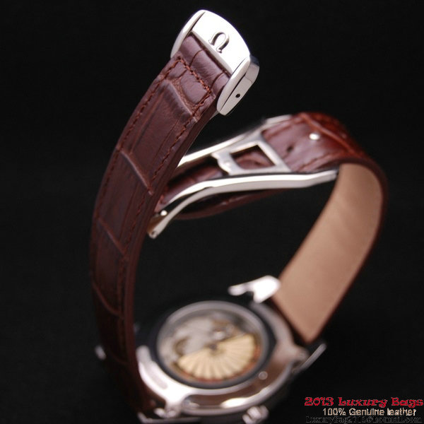 OMEGA DE VILLE Co-AXIAL CHRONOMETER Steel on Brown Leather Strap OM77007 OMEGA DE VILLE Co-AXIAL CHRONOMETER Steel on Brown Leather Strap OM77007