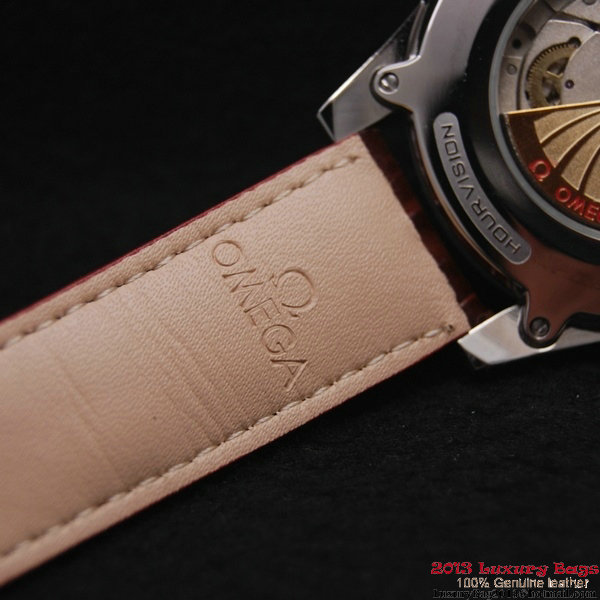 OMEGA DE VILLE Co-AXIAL CHRONOMETER Steel on Brown Leather Strap OM77007 OMEGA DE VILLE Co-AXIAL CHRONOMETER Steel on Brown Leather Strap OM77007