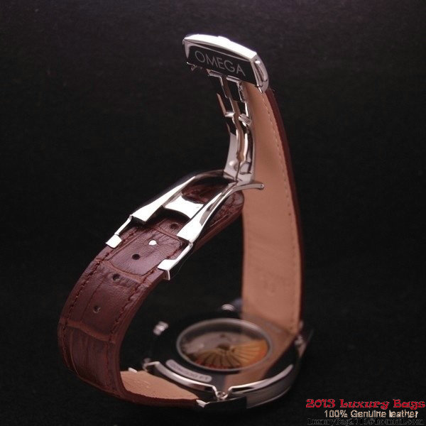 OMEGA DE VILLE Co-AXIAL CHRONOMETER Steel on Brown Leather Strap OM77007 OMEGA DE VILLE Co-AXIAL CHRONOMETER Steel on Brown Leather Strap OM77007