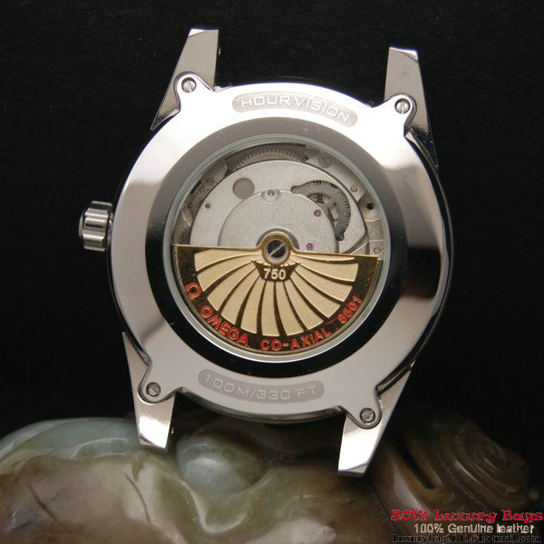 OMEGA DE VILLE HOUR VISION ANNUAL CALENDAR Steel on Brown Leather Strap OM77103 OMEGA DE VILLE HOUR VISION ANNUAL CALENDAR Steel on Brown Leather Strap OM77103