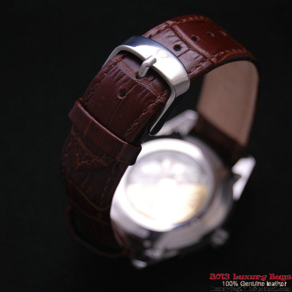OMEGA DE VILLE HOUR VISION ANNUAL CALENDAR Steel on Brown Leather Strap OM77103 OMEGA DE VILLE HOUR VISION ANNUAL CALENDAR Steel on Brown Leather Strap OM77103