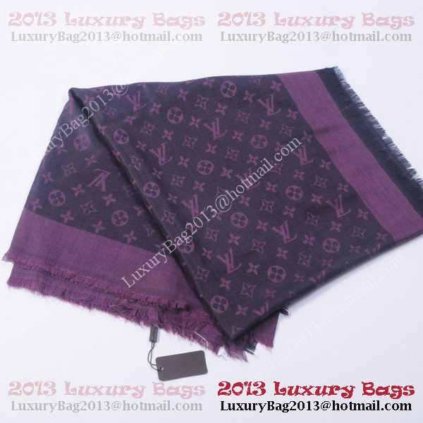 Louis Vuitton Scarves Cotton WJLV091 Purple Louis Vuitton Scarves Cotton WJLV091 Purple