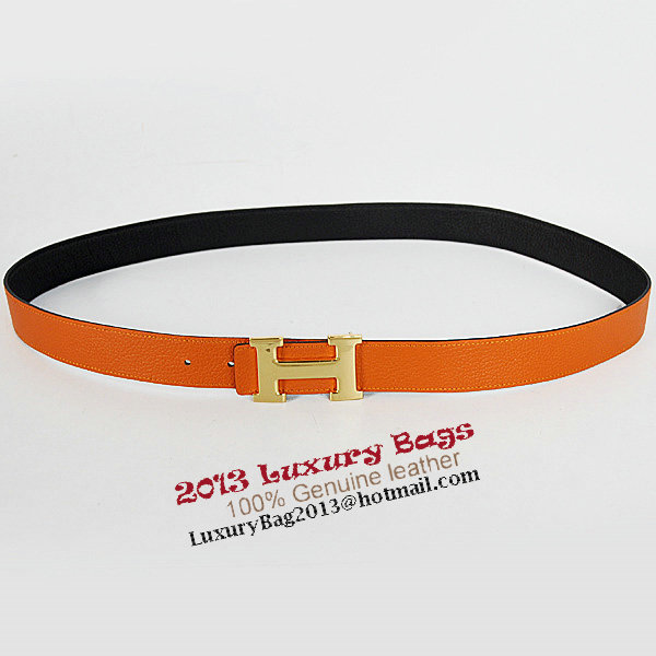 Hermes Black Imported Belt HR1005A Gold Hermes Black Imported Belt HR1005A Gold