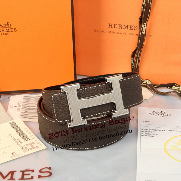 Hermes Imported Belt HR1002D Dark Brown Hermes Imported Belt HR1002D Dark Brown