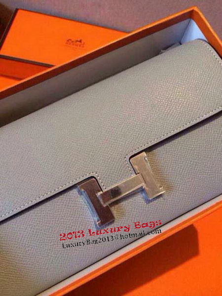 Hermes Constance Long Wallets Original Leather HA909 Light Blue Hermes Constance Long Wallets Original Leather HA909 Light Blue