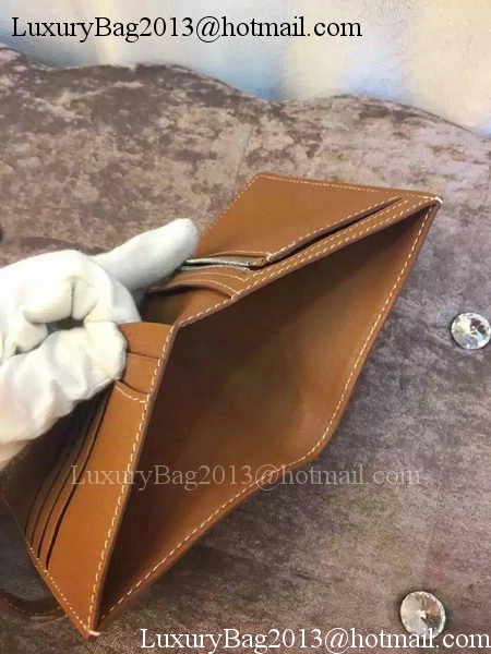 Hermes Bi-Fold Wallet Togo Leather H512 Brown Hermes Bi-Fold Wallet Togo Leather H512 Brown