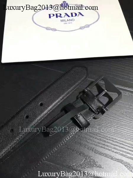 Prada Leather Belt PD0807 Black Prada Leather Belt PD0807 Black