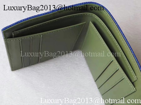 Chanel Matelasse Bi-Fold Wallet Blue Cannage Patterns A48980 Gold Chanel Matelasse Bi-Fold Wallet Blue Cannage Patterns A48980 Gold