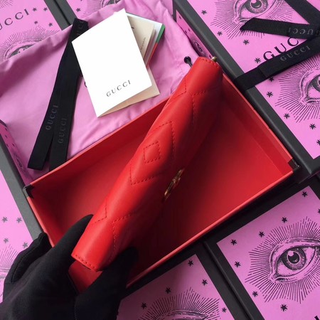 Gucci GG Marmont Zip Around Wallet 443123 Red Gucci GG Marmont Zip Around Wallet 443123 Red