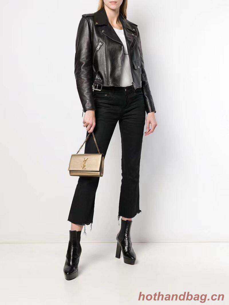 Yves Saint Laurent Kate Small Sheepskin Shoulder Bag Y469390 Gold Yves Saint Laurent Kate Small Sheepskin Shoulder Bag Y469390 Gold