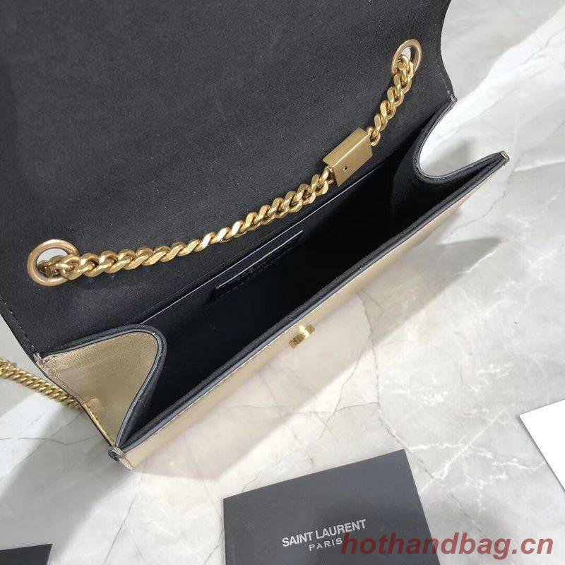 Yves Saint Laurent Kate Small Sheepskin Shoulder Bag Y469390 Gold Yves Saint Laurent Kate Small Sheepskin Shoulder Bag Y469390 Gold
