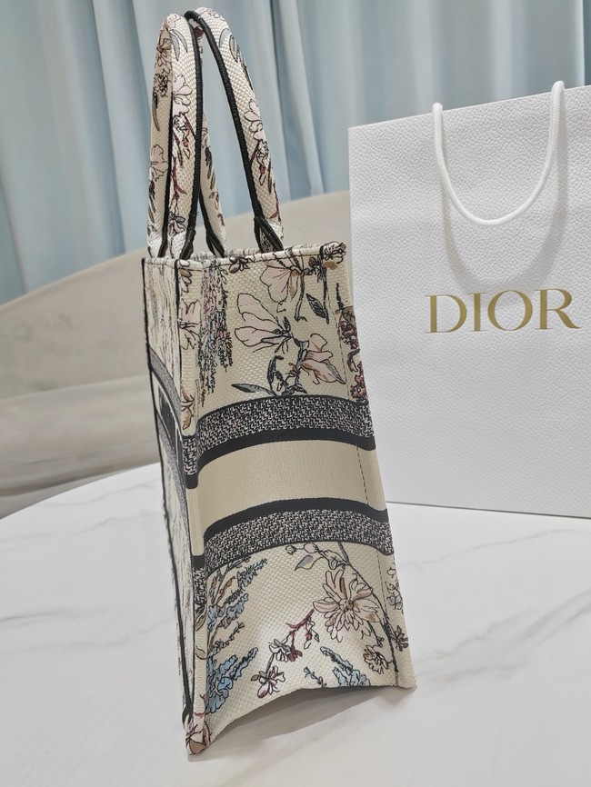 Medium Dior Book Tote Dior Pivoine Embroidery M1296ZEXH-1