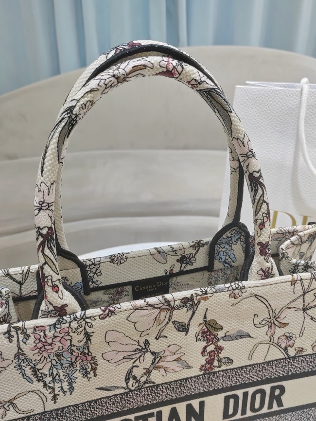 Medium Dior Book Tote Dior Pivoine Embroidery M1296ZEXH-1