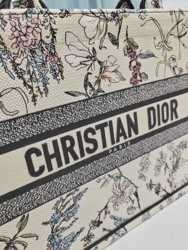 Medium Dior Book Tote Dior Pivoine Embroidery M1296ZEXH-1