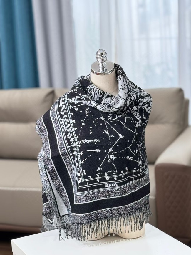 Dior Oblique Poncho Cashmere 21DOB6