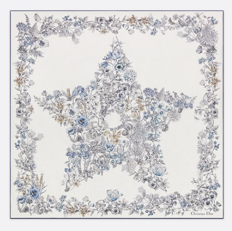 Dior Star 70 Square Scarf KY070 Dior Star 70 Square Scarf KY070