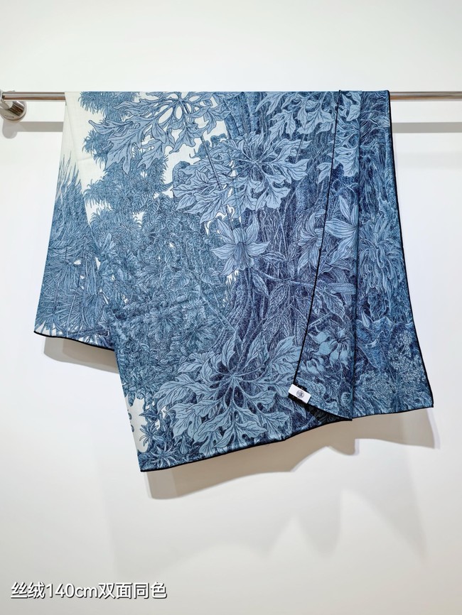 Hermes Shawl Cashmere and Silk Jacquard KY087