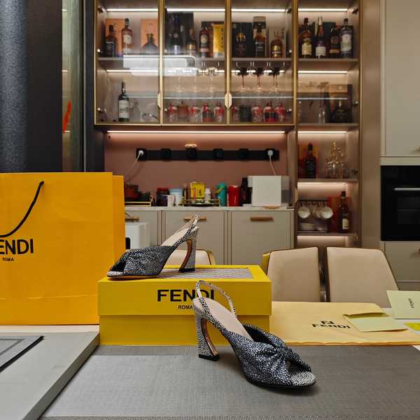 Fendi Shoes FDS00118 Heel 8.5CM Fendi Shoes FDS00118 Heel 8.5CM