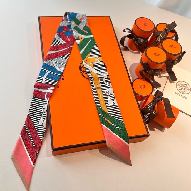 Hermes Silk Twilly scarf H06378