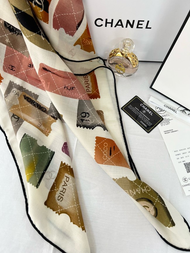 Chanel Shawl Cashmere and Silk 06395