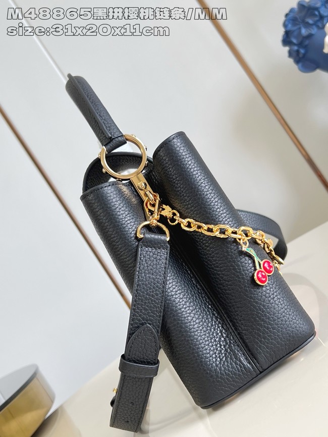 Louis Vuitton Capucines MM M14381 BLACK