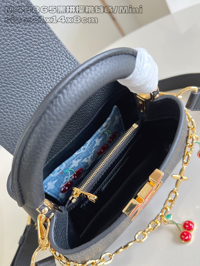 Louis Vuitton Capucines Mini M25406 BLACK