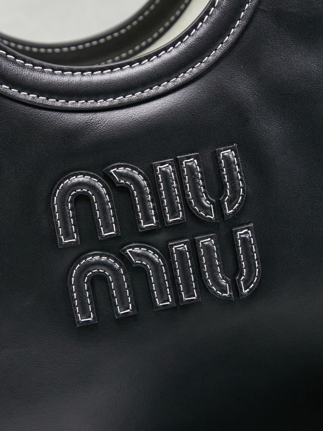 MIU MIU Leather Shoulder Bags 5GB288 black