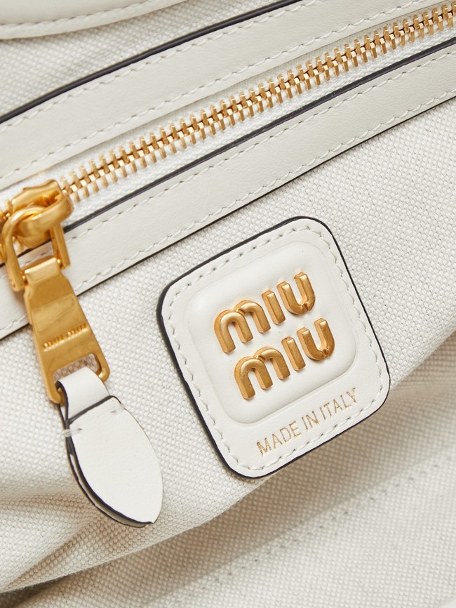 MIU MIU Leather Shoulder Bags 5GB288 white