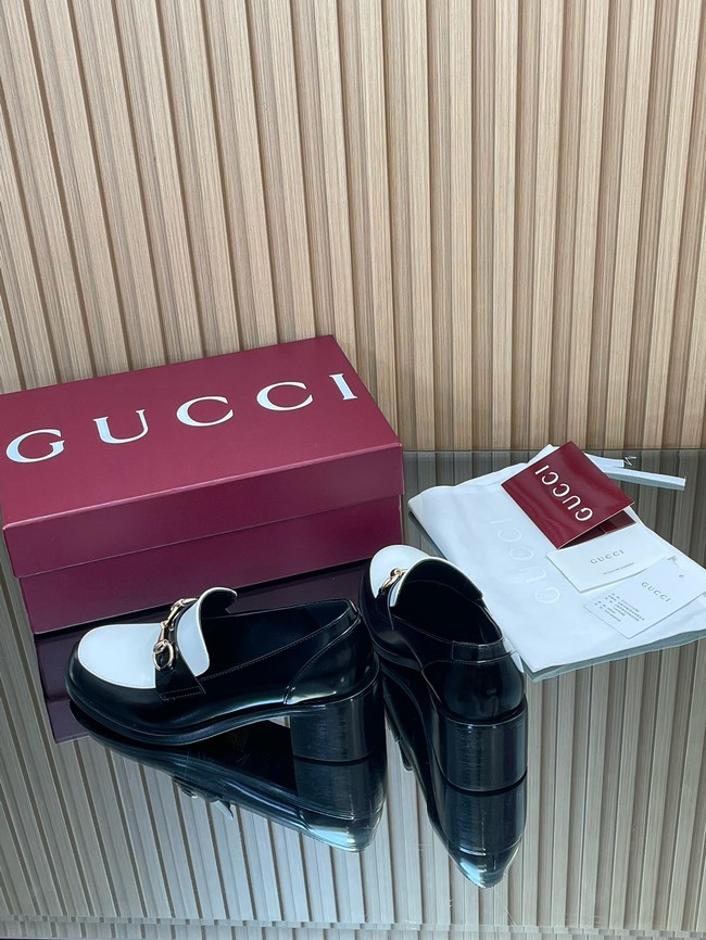Gucci Womens heeled loafer with Horsebit 45109-1