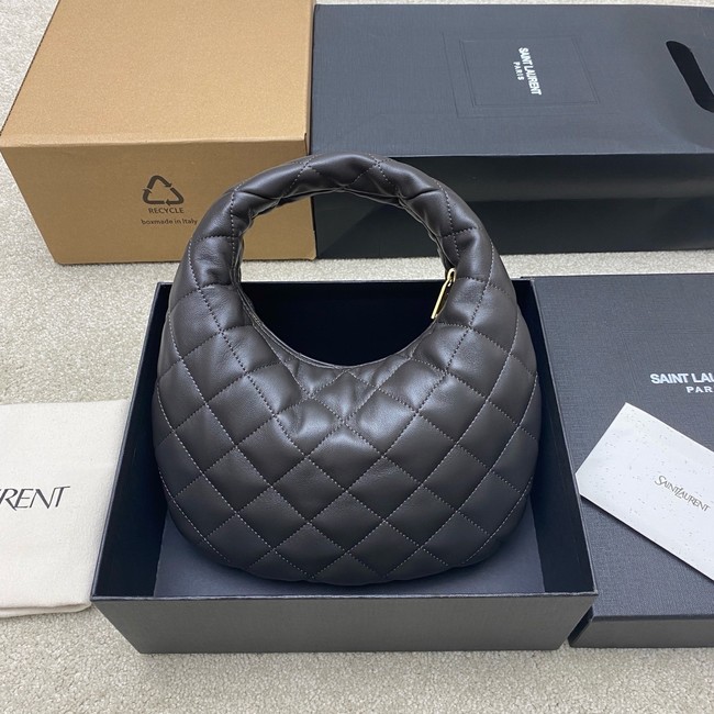 Saint Laurent ICARINO in quilted nappa 851689 URBAN GREY