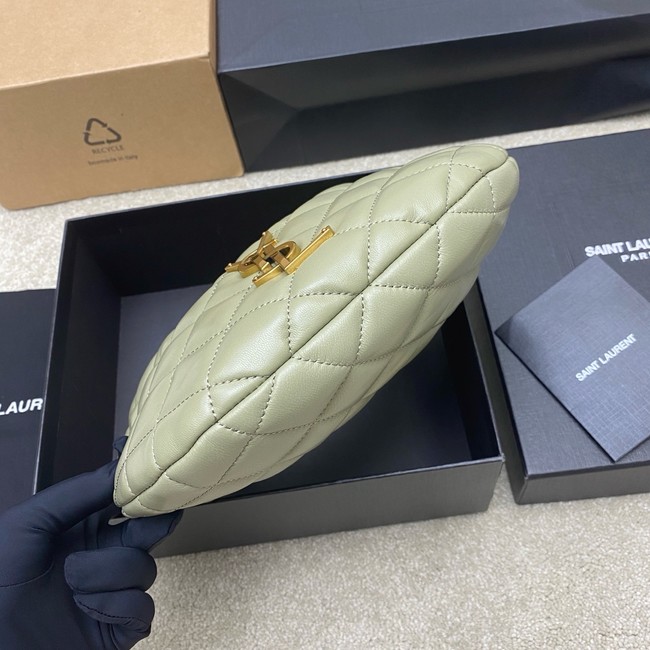 Saint Laurent ICARINO in quilted nappa 851689 light green