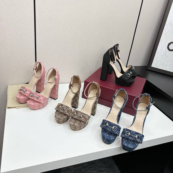 Gucci Shoes GUS00877 Heel 13CM