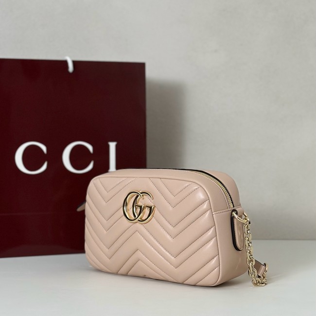 Gucci GG Marmont small camera bag 855273 pink